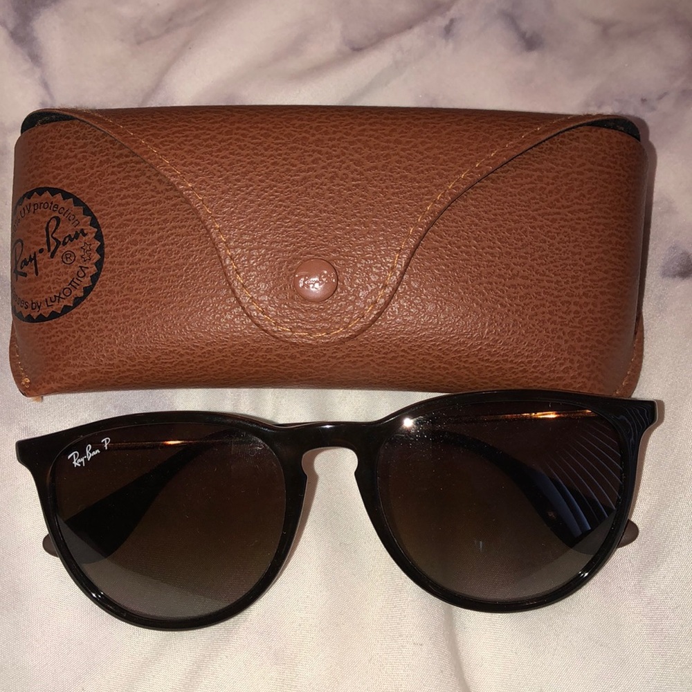 RAY BANS POLARIZED SUN GLASSES